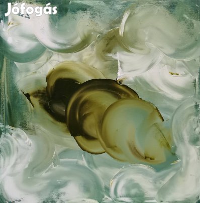 Baján Ildikó festmény 50 x 50 cm. A születés csodája