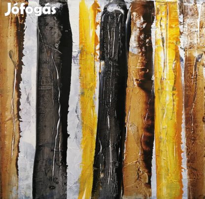 Baján Ildikó festmény 50 x 50 cm. Az időn túl