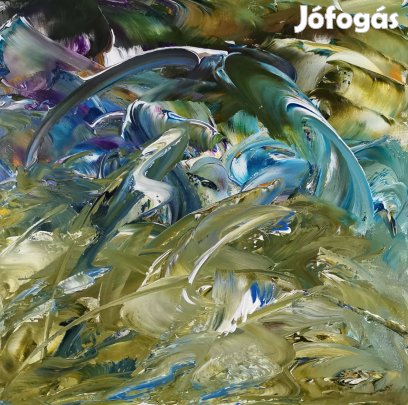 Baján Ildikó festmény 50 x 50 cm. Szárnyalás