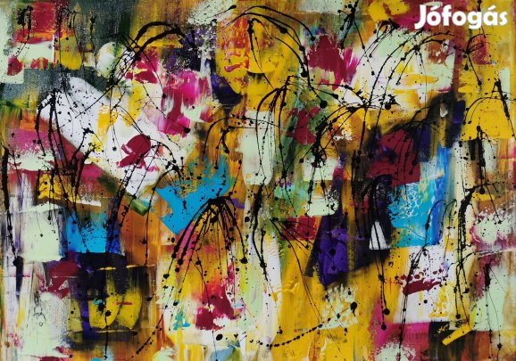 Baján Ildikó festmény 50 x 70 cm