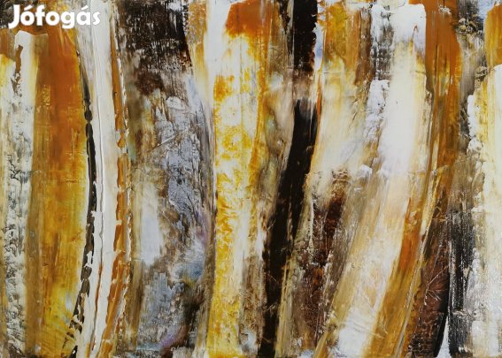 Baján Ildikó festmény 50 x 70 cm. Rég volt, nagyon régen