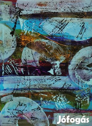 Baján Ildikó festmény 60 x 80 cm. A túlsó part