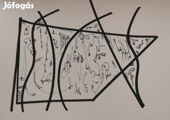 Baján Ildikó rajz. 20,7 x 29,5 cm. Papír