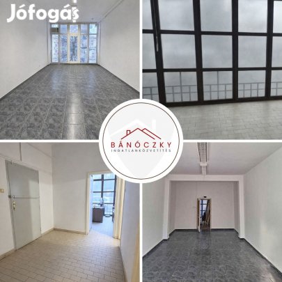 Baján, a Belváros frekventált részén irodaüzlethelyiség eladó vagy ki