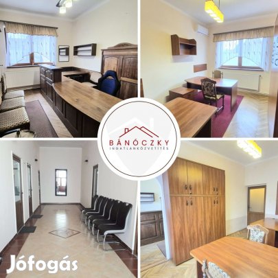 Baján forgalmas belvárosi utcában irodahelyiség eladó!