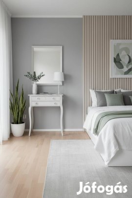 Bájos, egyedien festett asztal / barokk jellegű kisasztal