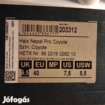 Bakancs Coyote