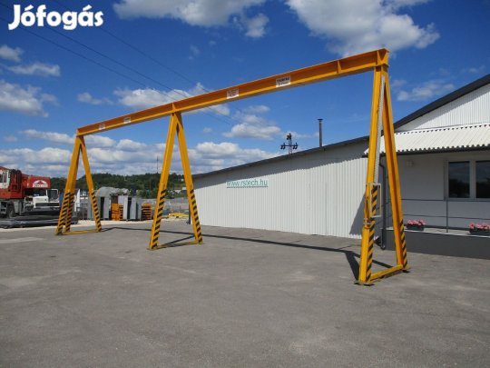 Bakdaru daru bakállvány híddaru függősínpálya 4 x 5000 kg (2891)