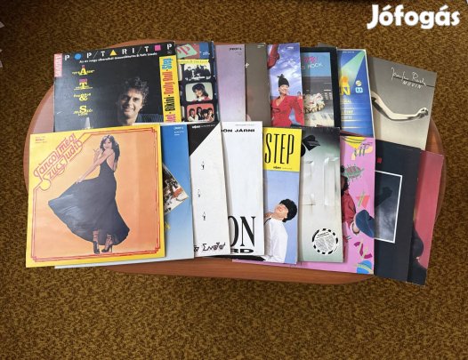 Bakeletit lemez zenei válogatás 18 db