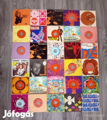 Bakelit Lemez Gyűjtemény Korda György 55 db SP Kislemez