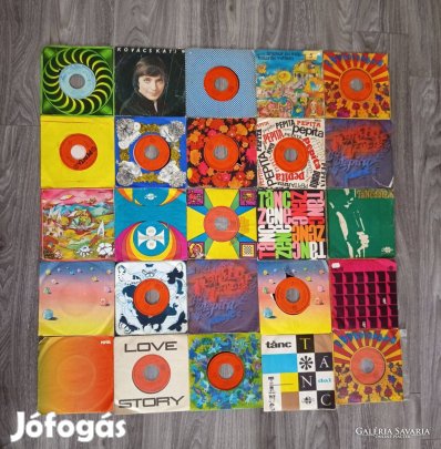 Bakelit Lemez Gyűjtemény Kovács Kati 48 db SP Kislemez
