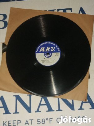 Bakelit gramofon lemez 78 35db 50000ft óbuda