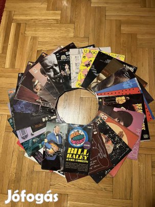 Bakelit lemez 100db bakelit lemezgyűjtemény 