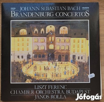 Bakelit lemez Johann Sebastian Bach: Brandenburg Concertos