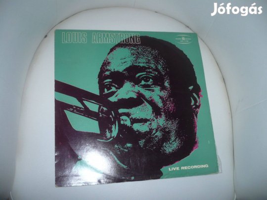 Bakelit lemez hanglemez louis armstrong live