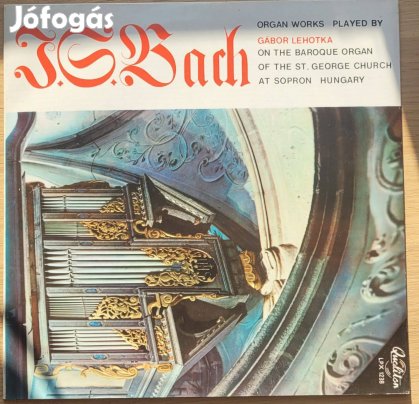 Bakelit lemez használt J. S. Bach - Orgonaművek