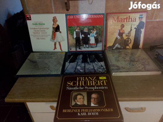 Bakelit lemez klasszikus gyűjtői állapotú 28 db lp csomag
