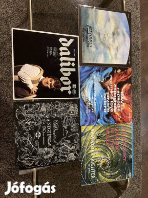 Bakelit lemezek komoly zene / klasszikusok 5 db egyben