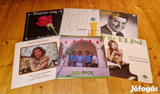 Bakelit lemezkollekció csomag (150+ lemez)