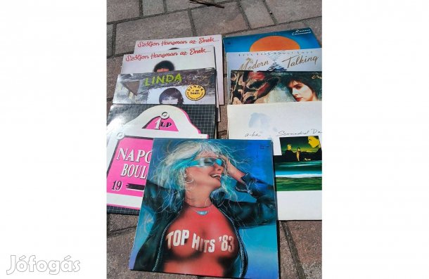 Bakelit nagylemez LP Enya ,Aha, Santana ,Modern Talking Stb