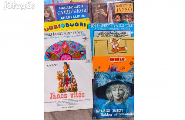 Bakelit nagylemez LP Mese Pl Vuk , Halász Judit , Süsü