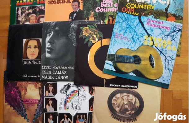 Bakelit nagylemez lemez hanglemez Korda Koncz Zalatnay Katona