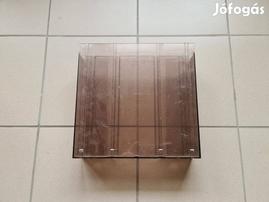 Bakelit vinyl lp hanglemez tároló műanyag tartó 2 db
