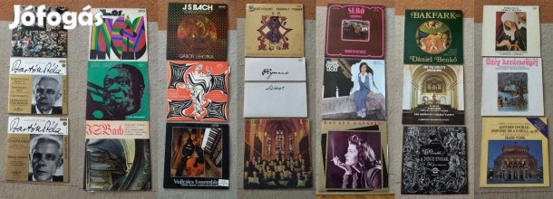 Bakelitt, lp lemezek, vegyesen