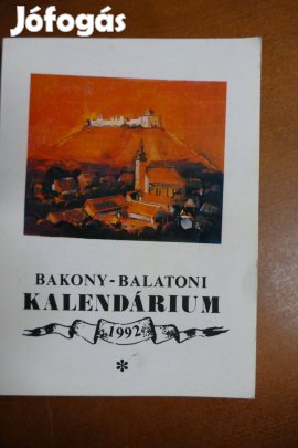 Bakony-Balatoni kalendárium 1992