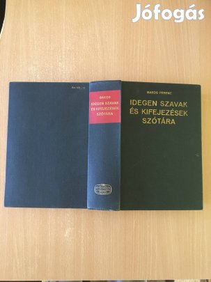 Bakos Ferenc-Idegen szavak és kifejezések
