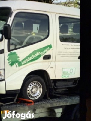 Bal hátsó doka ajtó üveg Dyna Toyota 