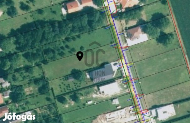 Balatonberény-i építési telek csendes utcában