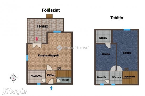 Balatonfűzfői eladó 70 nm-es ház