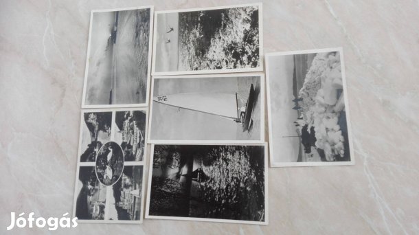 Balatoni Képeslapok Horthy korból szép 6 db gyűjteményes szé