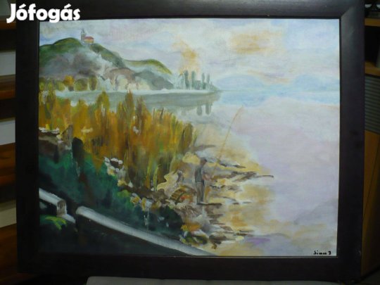 Balatoni látkép festmény