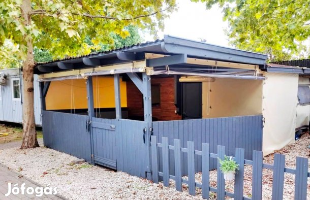 Balatoni nyaralás Alsóörsön 1 perc a strand, terasz + stég