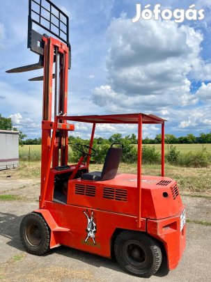 Balcancar targonca üzemképtelen, össze van rohadva kuplung