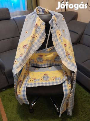 Baldahin + ágyrács, kispárna