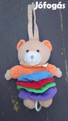 Balerina maci felhúzható zenélős plüss