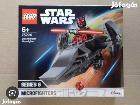 Baljós árnyak új Star Wars LEGO 75224 Sith Infiltrator Microfighter