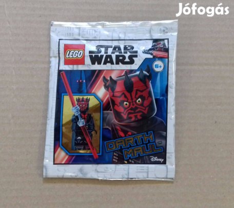 Baljós árnyak új Star Wars LEGO Darth Maul minifigura 75537 mini levél