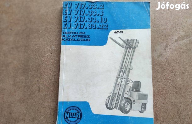 Balkancar targonca EV 717.33.2 alkatrészkatalógus