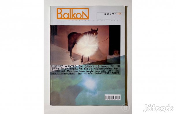 Balkon - kortárs művészeti folyóirat - 2004/10 - (Csak személyesen!)