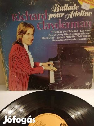 Ballade pour Adeline Richard Clayderman bakelit lemez eladó!