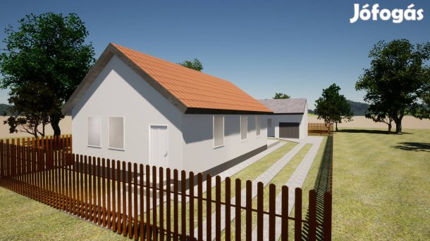 Balmazújváros, 73 m-es, 4 szobás szilikát családi ház