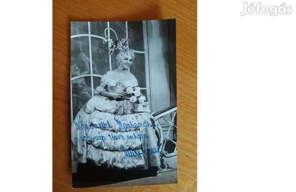 Balogh Rózsa operaénekes aláírásával 3 db fotó