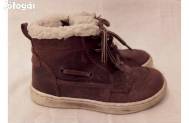 Bambulini bélelt bőrcsizma, EU: 25, BTH: 16 cm