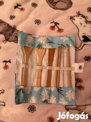 Bambusz evőeszköz szett