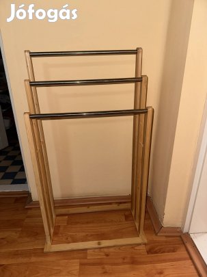 Bambusz törölköző tartó 