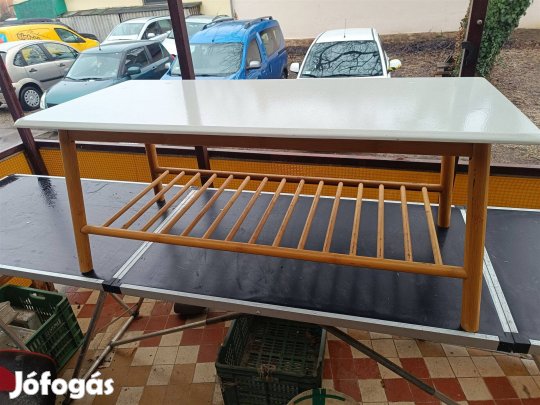 Bambuszfa vázas dohányzóasztal (zozizo)